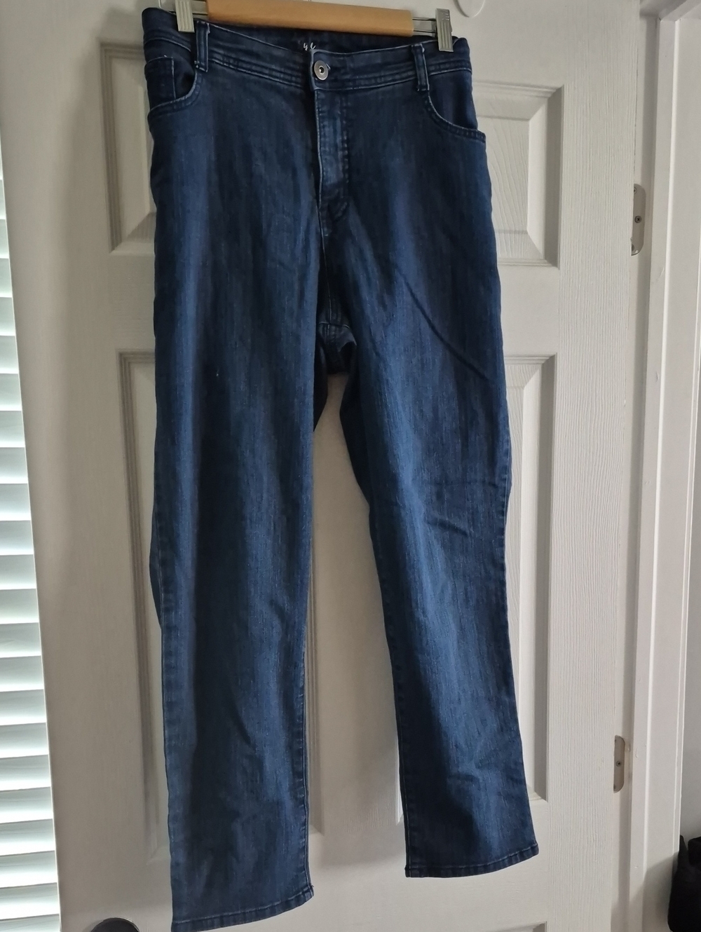 Women's Style&Co Slim Leg Jeans in Dark Blue